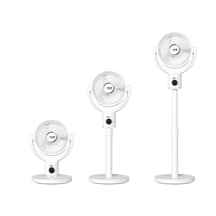 Inca Mandventilator +Akku, Bldc-Motor,5 Mufen, Led Blanco