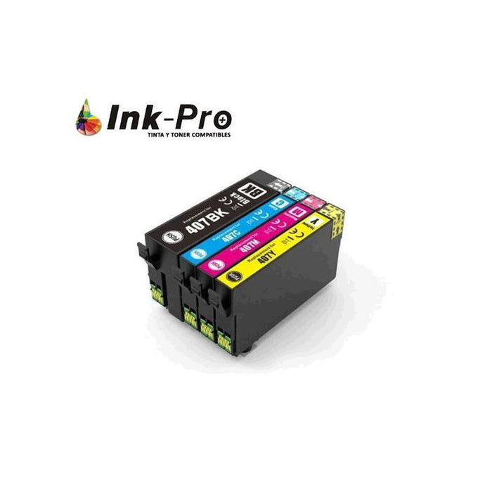 Inkjet Inpro Epson E407xl Amarillo 1.900 Pag. Premium