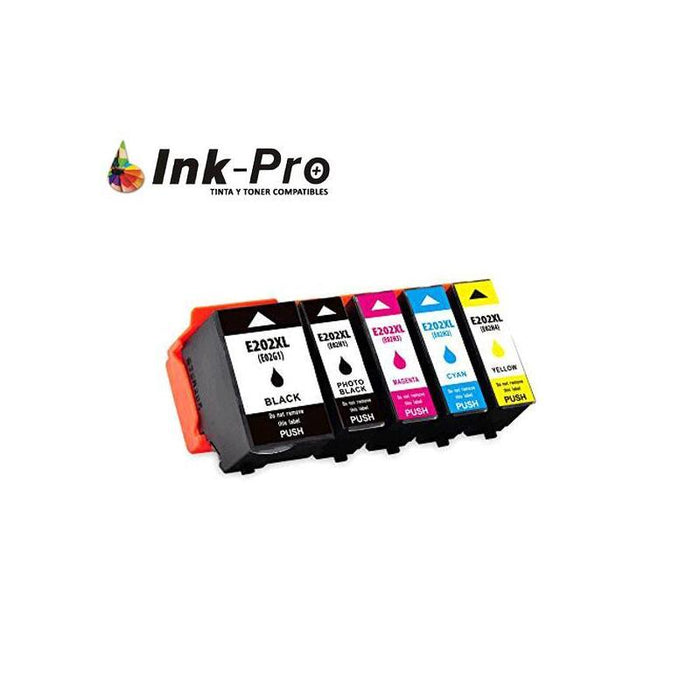 Inkjet Inpro Epson T02g1/T02e1 (E202xl) Negro 550 Pag Premium