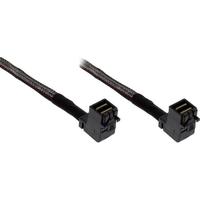 Inline Mini-Sas Hd Cable - Sff-8643 A Sff-8643 - Beidseitig Angulado - 0,5m