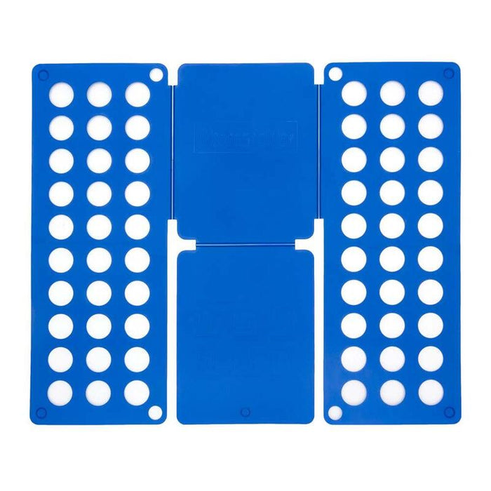 Innovagoods Doblador De Ropa - Polipropileno - Plegable - Uso Sencillo - Compacto - 24x59x1cm - Azul