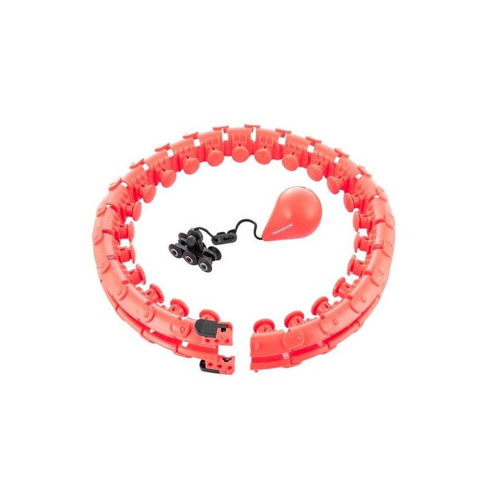 Innovagoods Fittehoop Aro De Fitness Inteligente Ajustable Con Peso - Diseã±O Desmontable - Efecto Masaje 360 Grados -