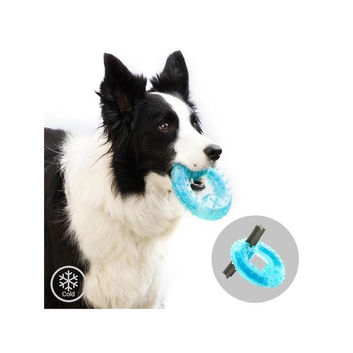 Innovagoods  Glubiz Juguete Mordedor Congelable Para Mascotas 2 En 1 - Caucho Termoplastico - Resistente Y Duradero -