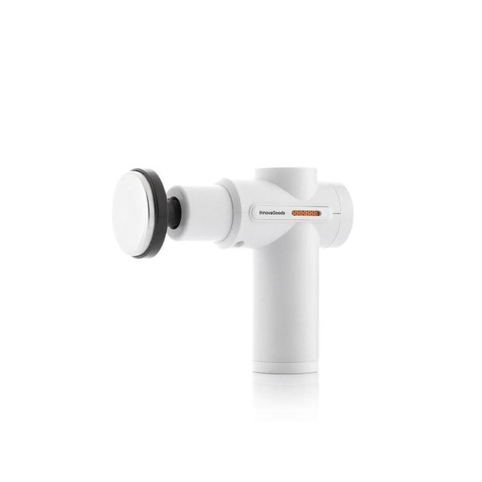 Masajeador  Innovagoods Pistola De Masaje Muscular Con Calor Y Frio - 6 Cabezales Intercambiables - 6 Velocidades -