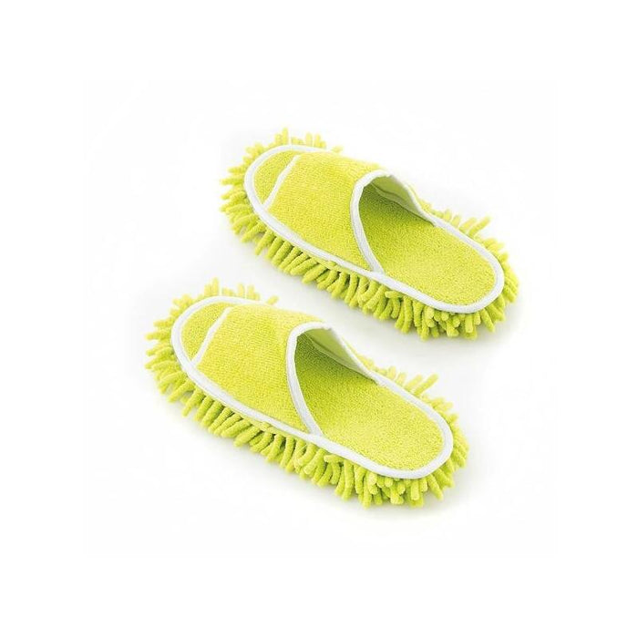 Innovagoods Mop&Go Zapatillas Mopa - Suelas Con Velcro Extraibles - Facil Limpieza - Talla Unica 35-43 - Unisex -