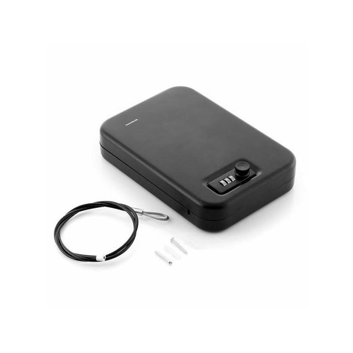 Innovagoods Prisaven Caja De Seguridad Portatil - Cable De Acero - Incluye Accesorios - Multifuncion - Cerradura De