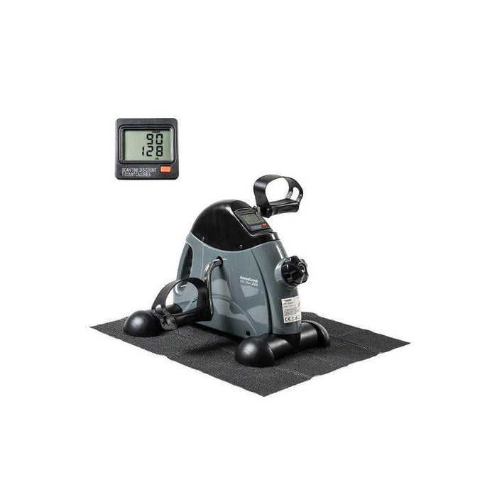 Innovagoods Velora 2100 Pedaleador Estatico Para Piernas Y Brazos - Contador Digital Lcd - Resistencia Ajustable -