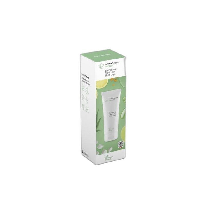 Innovagoods Zencalm Crema Para Piernas Cansadas Energizante Con Cbd - Contenido 200ml - Vegano - Adecuado Para Piel