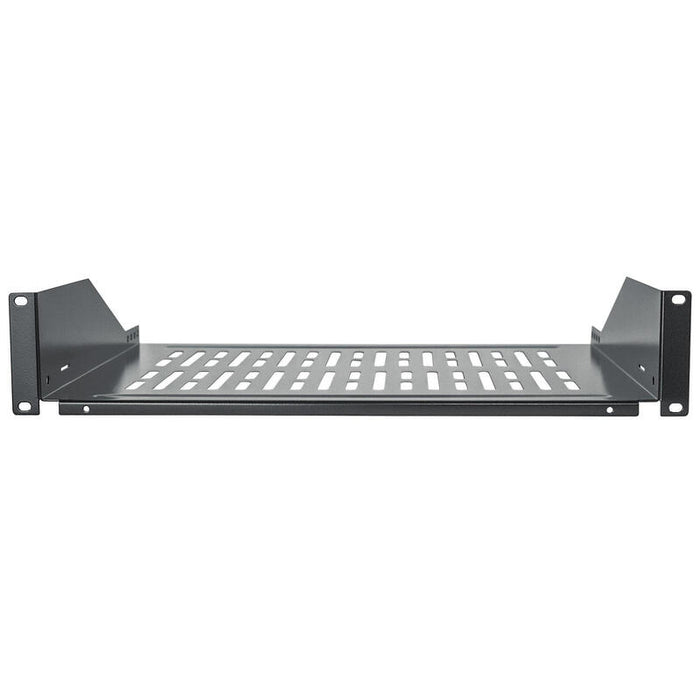 Intellinet 710954, Bandeja Metálico Para Rack, Negro, 15 Kg, 2u, 48,3 Cm (19"), 482 Mm