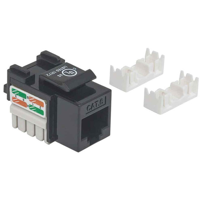 Intellinet Cat6 Keystone Jack Utp Negro Punch-Down