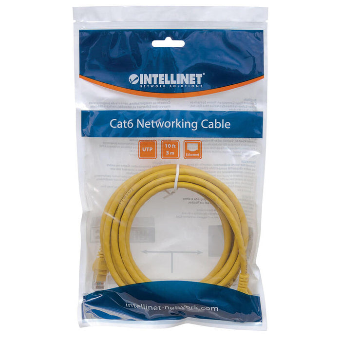 Intellinet Cable De Red Rj45 U Utp Cat6 1.00m Hebelschutz Amarillo