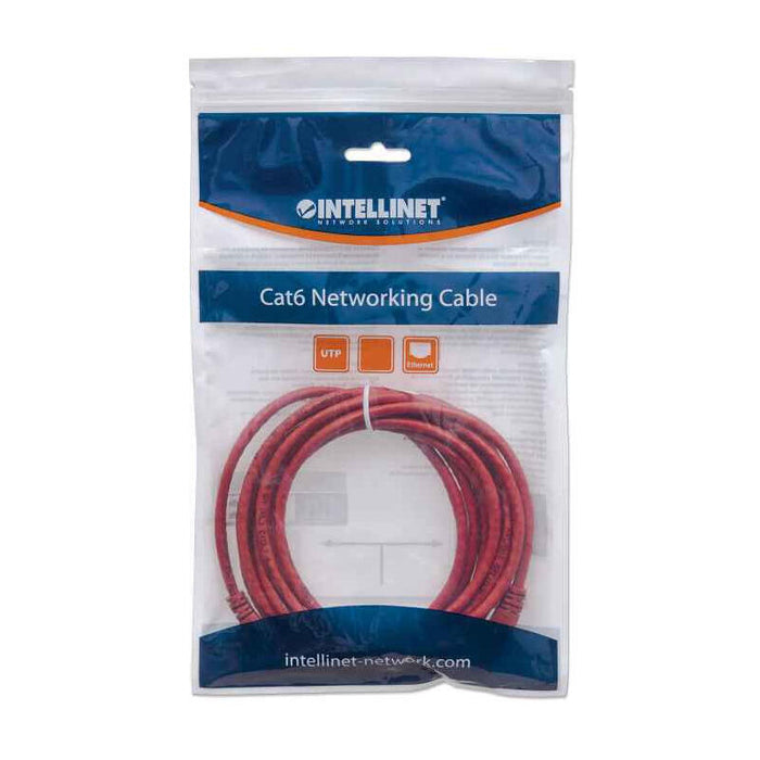 Intellinet Cat6 Utp, 2m Cable De Red Rojo U/Utp (Utp)