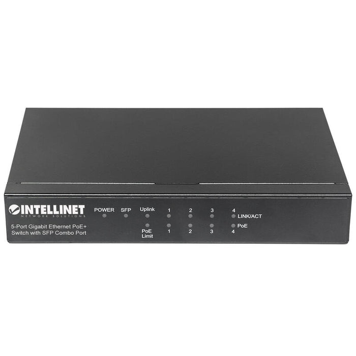 Intellinet Switch 5-Port Gigabit Poe+ Desktop 4xsfp