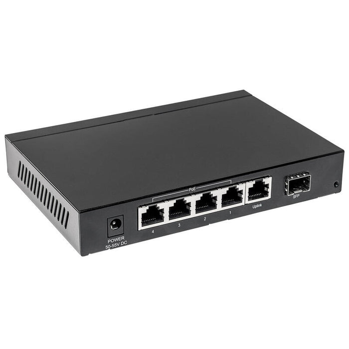 Intellinet Switch 5-Port Gigabit Poe+ Desktop 4xsfp