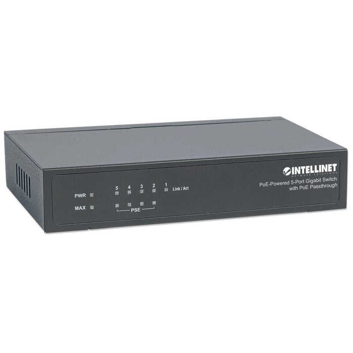 Intellinet Switch  5x Ge 4x Pse Poe+ 1x Pd Ieee 802.3az