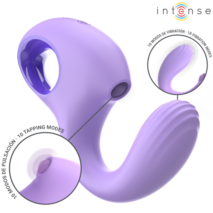 Intense - Baxter Vibrador & Estimulador Violeta Control Remoto