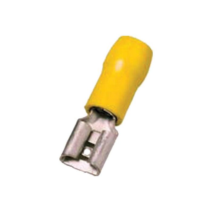Intercable Iciq0528fh Flachsteckhlse 0,1-0,4qmm 2,8x0,8 Gelb Messing