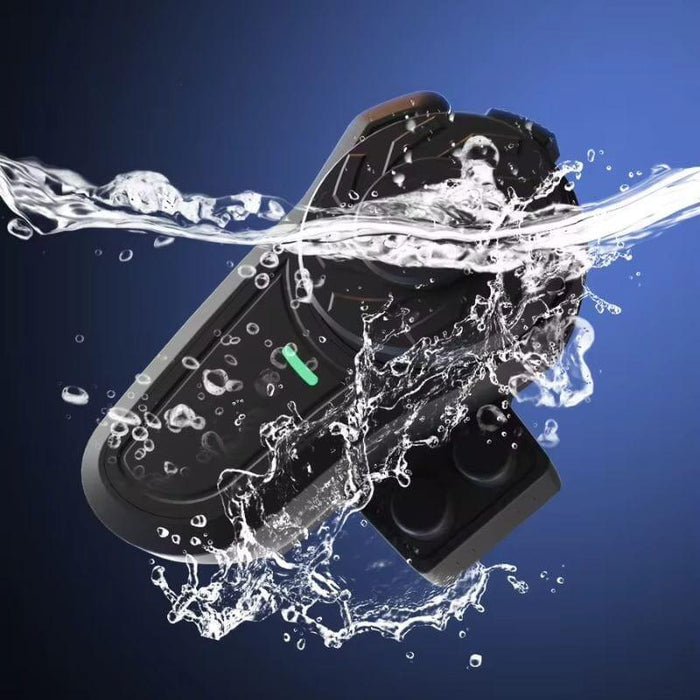 Intercomunicador  Hysnox X2 (Pack De 2) Bluetooth 5.0  Para Moto Negro