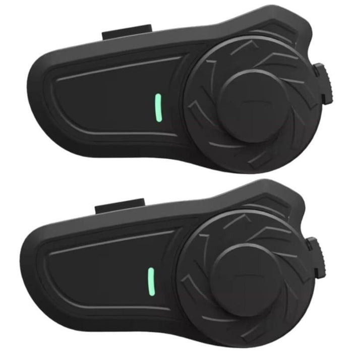 Intercomunicador  Hysnox X2 (Pack De 2) Bluetooth 5.0  Para Moto Negro