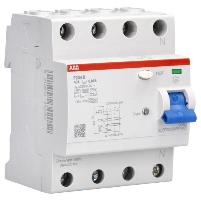 Interruptor Diferencial Tipo F204b-40 0,03 B 4p 40a 30ma Allstromsensitiv