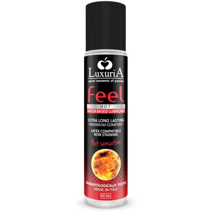 Intimateline - Luxuria Feel Hot Sensation Lubricante Base Agua Efecto Calor 60 Ml
