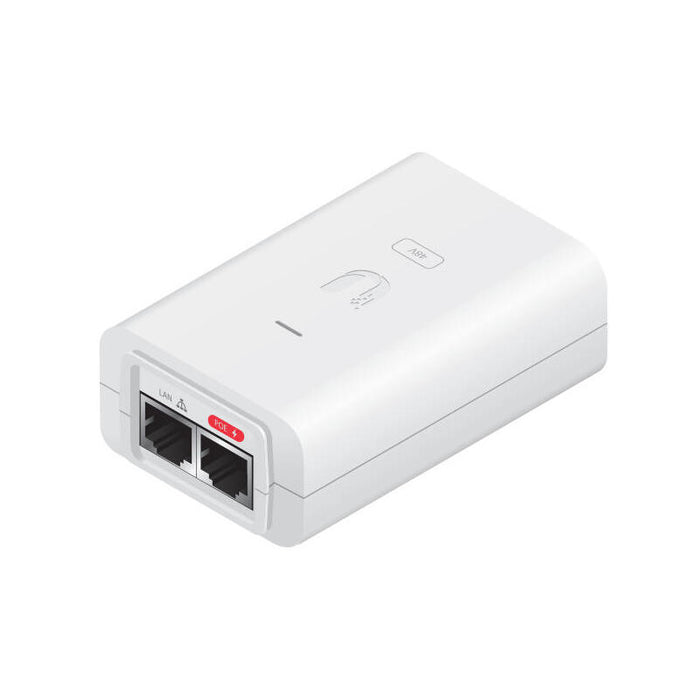 Inyector Poe Ubiquiti Poe-24-24w-Wh Poe Adapter 24v 1a 10/100 Blanco