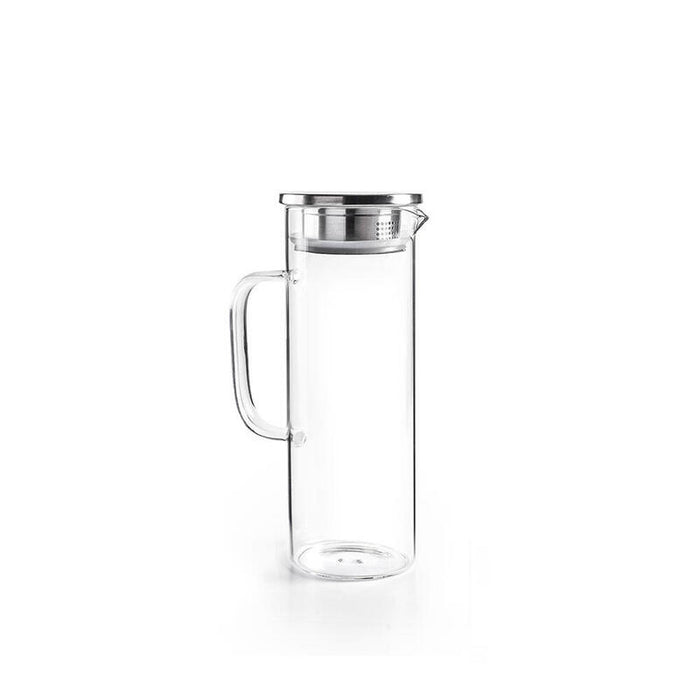 Jarra De Borosilicato Y Acero Inoxidable Para Nevera 1,1 L