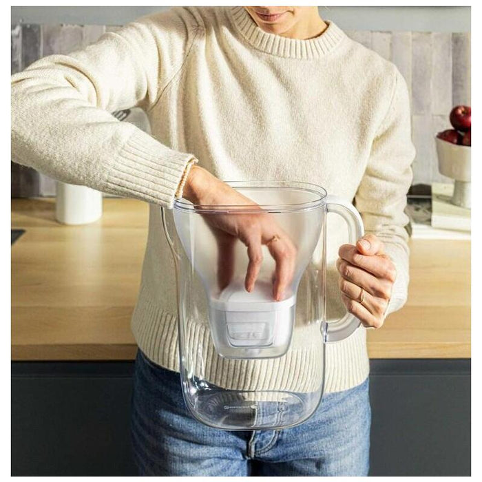 Jarra Filtrante Brita Style Essential Xl Azul Oscuro + 3 Filtros Mx Pro Pure Performance