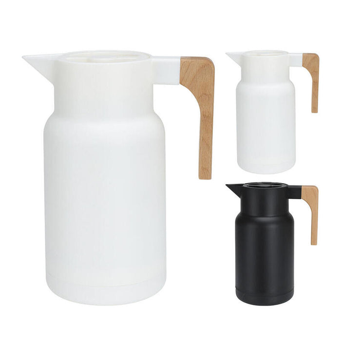 Jarra Térmica Con Asa De Madera Colores Surtidos 1 L