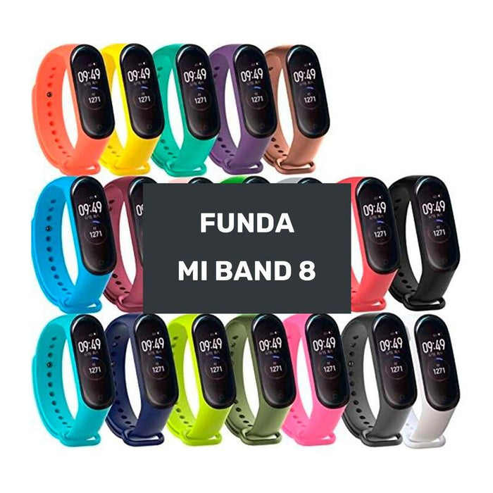 Jc Correa Silicona Rojo Mi Band 8