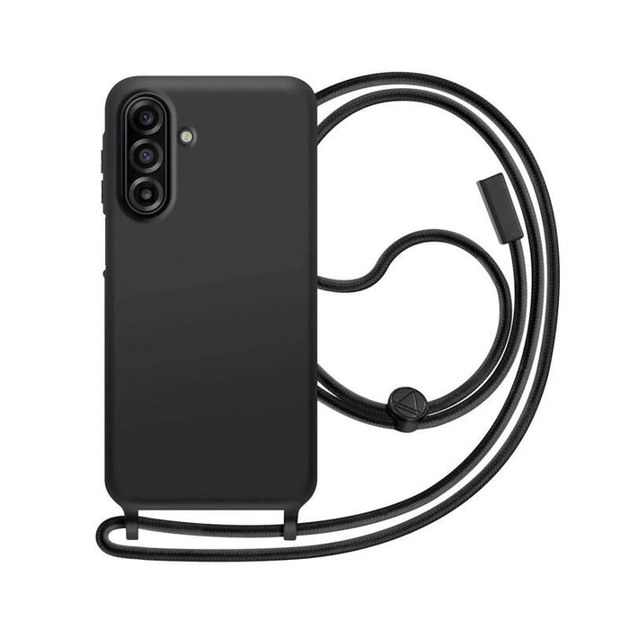 Jc Funda Trasera De Silicona Con Cuerda En Color Negro Samsung Galaxy A17
