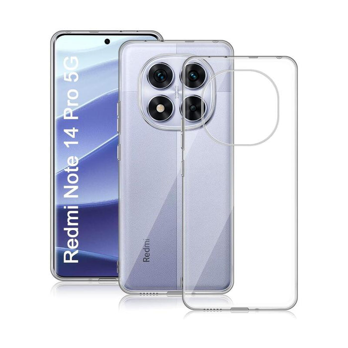 Jc Funda Trasera Silicona Transparente Xiaomi Redmi Note 14 Pro 5g