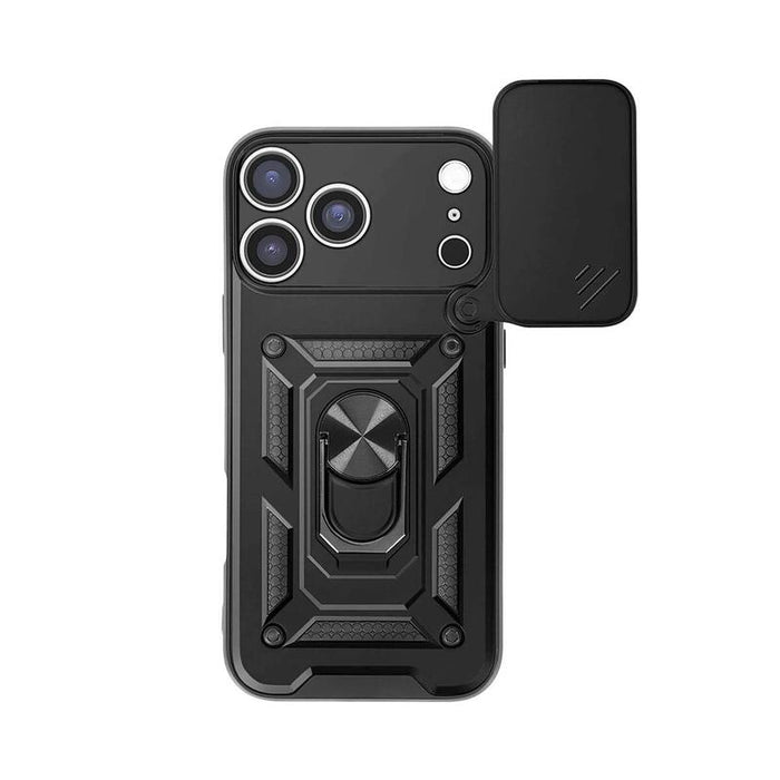 Jc Trasera Con Anillo De Soporte + Protector De Cámara Negro Apple Iphone 17 Pro Max