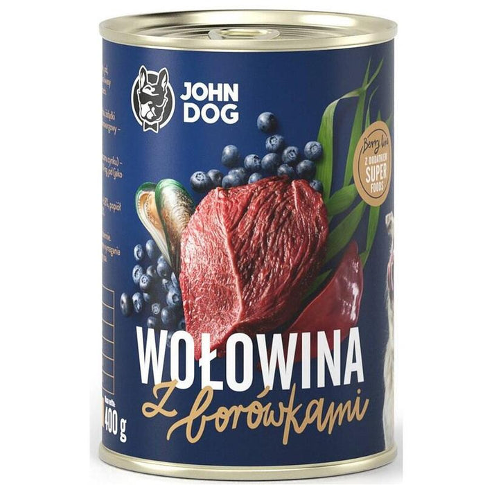 John Dog Berry Adult Carne De Res Con Arándanos 400g