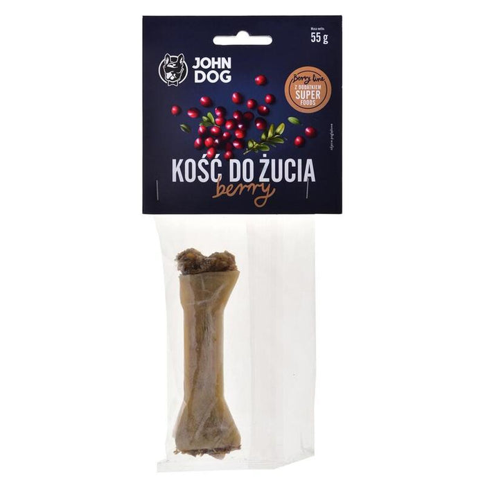 John Dog Chewing Bone Berry With Cranberry - Masticable Para Perros - 12 Cm