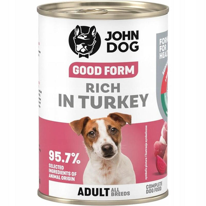 John Dog Good Form Dorosly Indyka Karma 400g