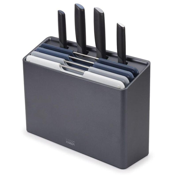 Joseph Joseph Folio Plus 8-Piece Grey Knife & Chopping Board Set