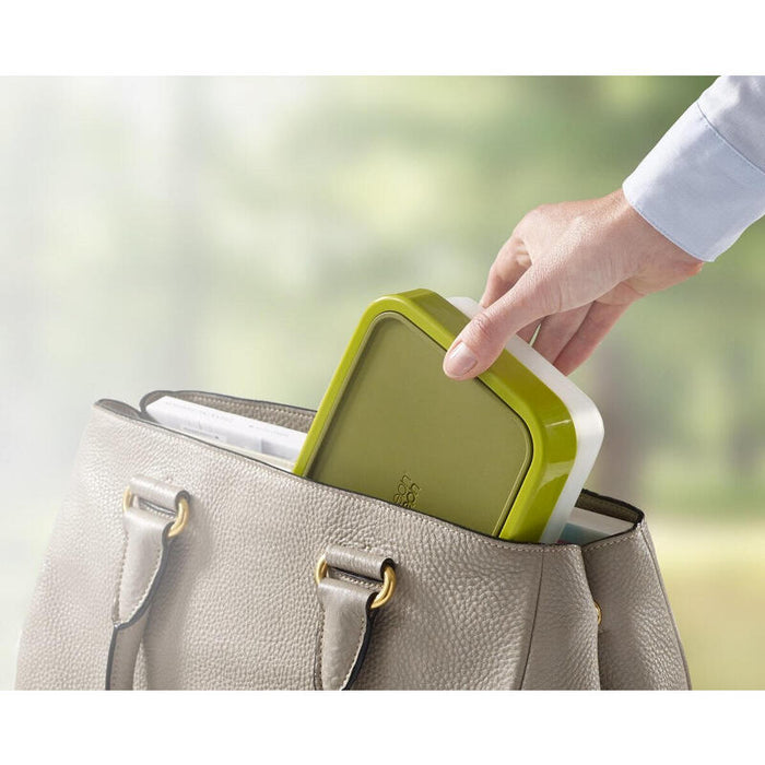 Joseph Joseph Goeat Lunch Box Táper Verde, Transparente Silicona 1,2 L