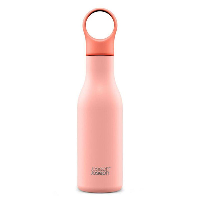 Joseph Joseph Loop 500ml Sta. Steel Coral Vac.Ins.Water Bottle