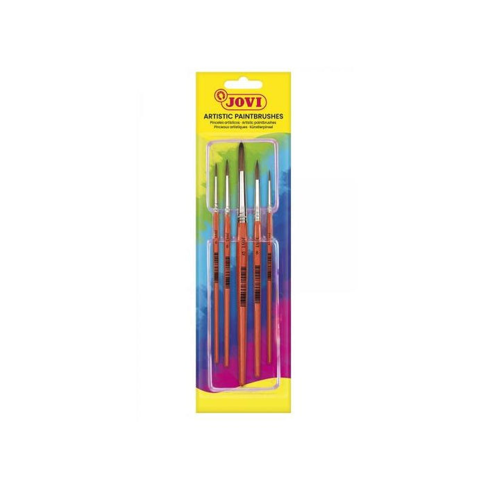 Pinceles Acuarela Jovi Blister De 5ud Surtidas