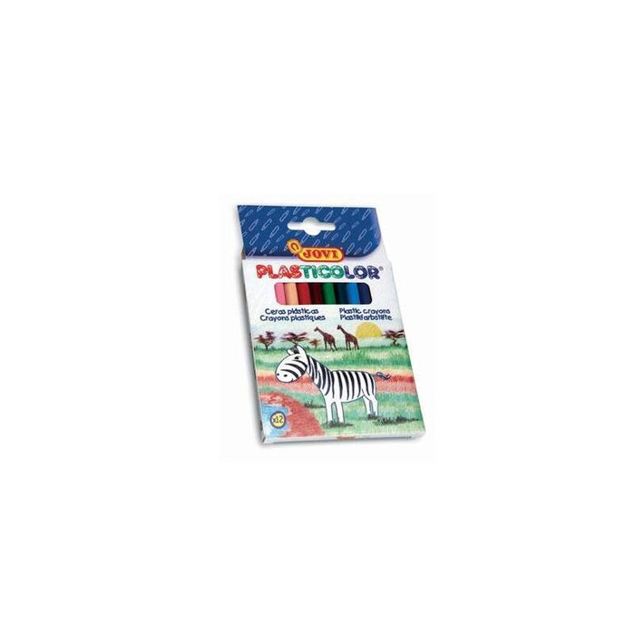 Jovi Ceras Plasticolor 117mm Colores Surtidos Estuche De 12