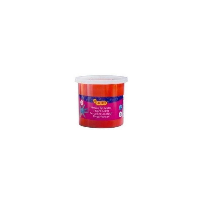 Jovi Estuche 5 Botes Pintura De Dedos 125ml Bermellón