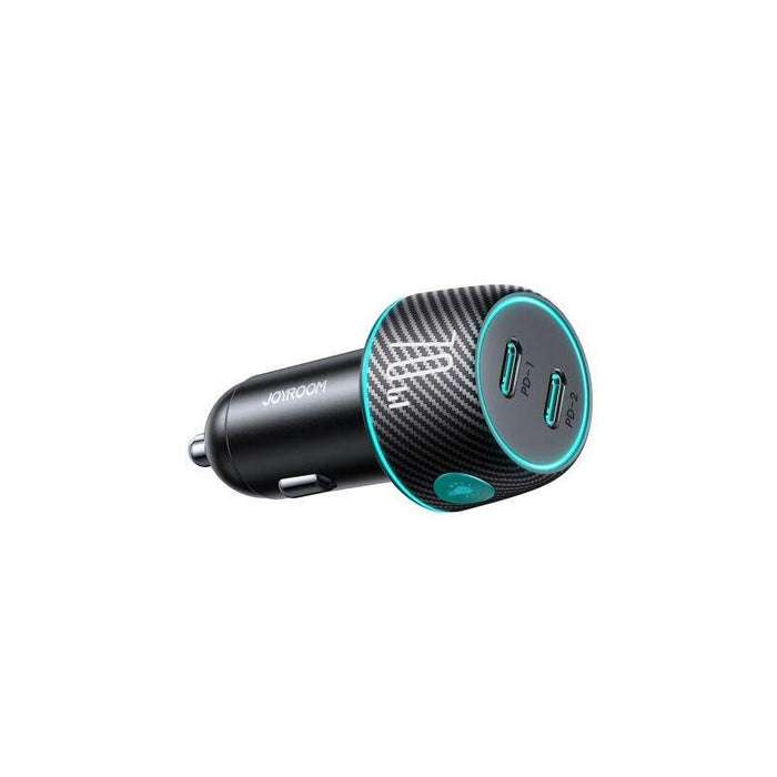 Joyroom Car Charger With Led Backlight, C+C, 70w, Black (Jr-Ccn02)