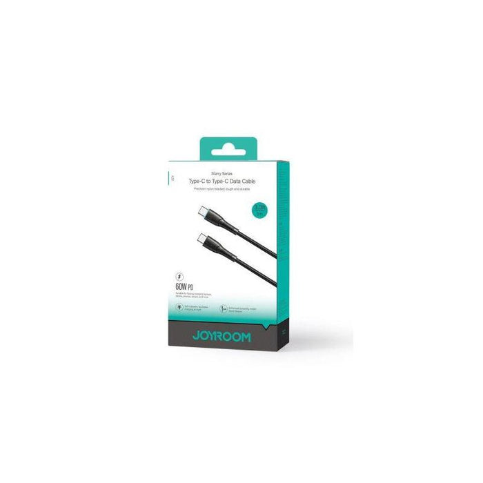 Joyroom Type-C - Type-C Cable Starry Series, 480mb/S, 60w, 1m, Black (Sa32-Cc3)