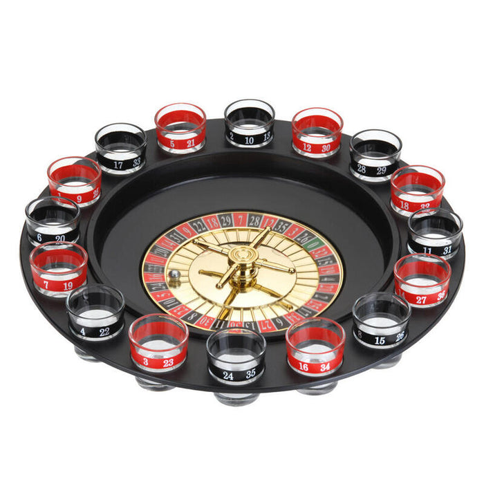Juego De Chupitos Ruleta Ø30x7cm
