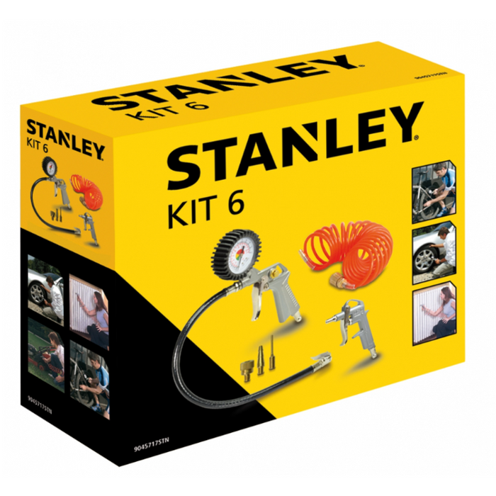 Juego De Herramientas Neumáticas Stanley 6 Piezas 9045717stn