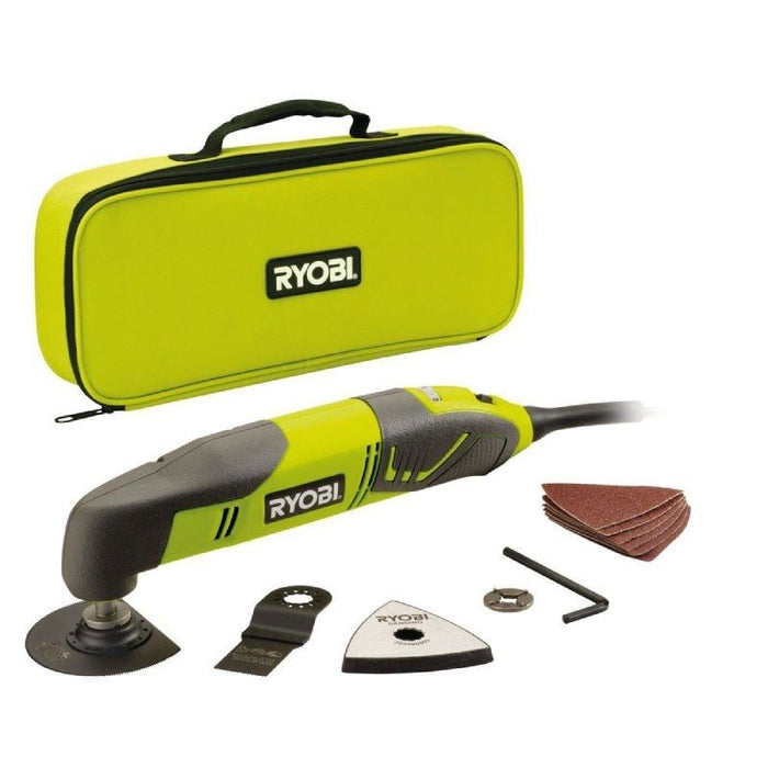 Juego De Herramientas Ryobi Rmt200-S Incluye 2 Cuchillas 1 Base Lijado 6 Hojas Lija