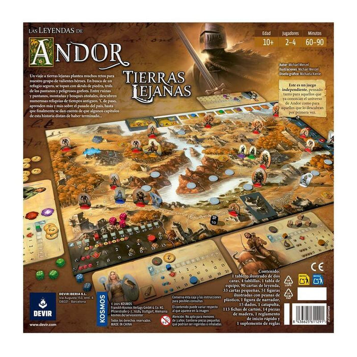Juego De Mesa Las Leyendas De Andor: Tierras Lejanas