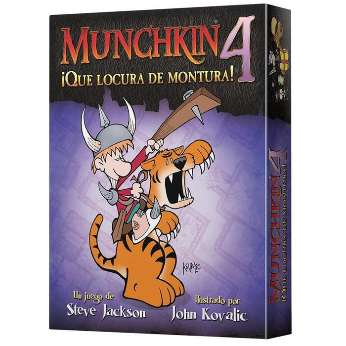 Juego De Mesa Munchkin 4: Que Locura De Montura! Pegi 10