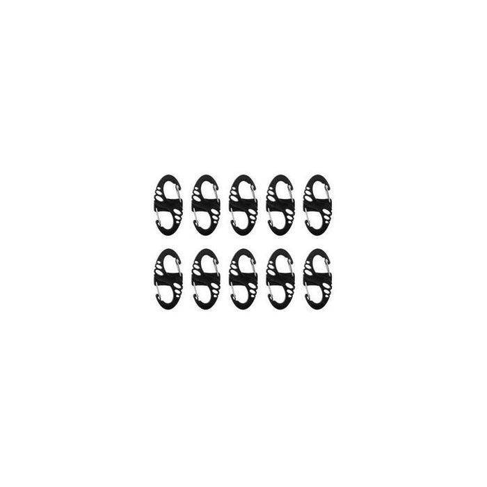 Juego De Mosquetones Mil-Tec S-Hook - Negro